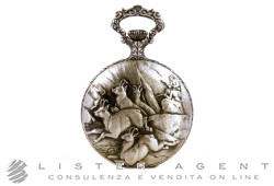 VENUS orologio da tasca La Caccia in metallo Car. Man. NUOVO!