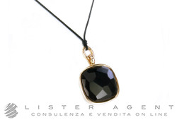 POMELLATO pendant Victoria in 18Kt rose gold and Jet Ref. MA104OUO7. NEW!