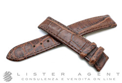 NAUTISCHE INSTRUMENTE MUHLE cinturino originale in pelle di coccodrillo marrone mm 16-16 Ref. 0203067DE1. NUOVO!