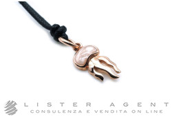 DODO by Pomellato Medusa pendant in 9Kt rose gold with enamel Ref. DMC0021_JELLY_EPR9R. NEW!