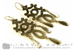 LAURENT GANDINI earrings Riccioli a tre Gocce in 925 silver. NEW!