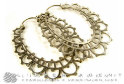 LAURENT GANDINI earrings Gran Creola in 925 silver. NEW!