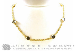 MARIA CALLAS necklace collection Spring in 18Kt yellow gold with rock crystal Ref. SP11/IG02. NEW!