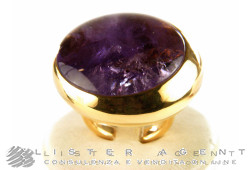 MARIA CALLAS ring collection Eclissi in 18Kt rose gold with amethyst Size 13 Ref. EC01/6R06. NEW!