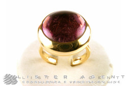 MARIA CALLAS ring collection Eclissi in 18Kt rose gold with tourmaline Size 14 Ref. EC01/6RO3. NEW!
