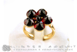 MARIA CALLAS ring collection Spring small in 18Kt rose gold with garnet Size 13 Ref. 7RO8. NEW!