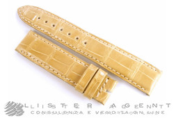 JAEGER-LeCOULTRE strap in leather of crocodile beige lug MM 17. NEW!