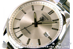 TAG HEUER Carrera in steel Argenté AUT Ref. WV211A.BA0787. NEW!