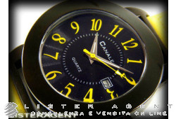 CANALE watch Only time in Pvd steel Black. NEW!
