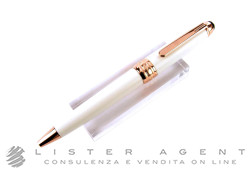 MONTBLANC ballpoint pen mini Meisterstück White Solitaire Hommage a W.A. Mozart Ref. 111943. NEW!