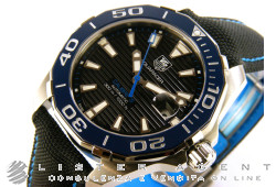 TAG HEUER Aquaracer 300M Calibre 5 in steel Black AUT Ref. WAY211B.FC6363. NEW!