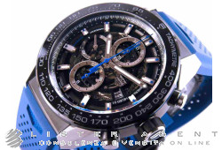 TAG HEUER Carrera Cronograph Automatic Caliber Heuer01 in Pvd steel Skeleton Ref. CAR2A1T.FT6052. NEW!