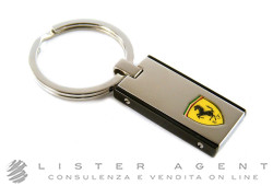 FERRARI by Damiani key-ring in steel Ref. 31500230. NEW!