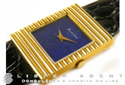 BUECHE GIROD Carré in 18Kt yellow gold Lapislazuli Ref. 70017. NEW!