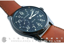 GLYCINE KMU48 Manual winding in PVD steel Black. USED!