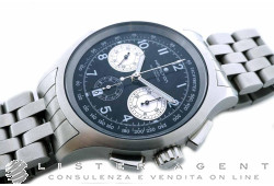 HAMILTOH Khaki Aviation Automatic Chronograph in steel Black Ref. H765160. USED!