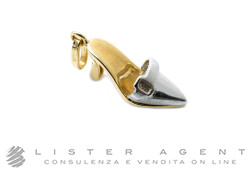 PENDANT Sabou shoe in 18Kt yellow and white gold. NEW!