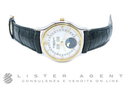 JAEGER-LeCOULTRE orologio Calendario e Fasi Luna automatico in acciaio AUT Ref. 145.119.5. NUOVO!