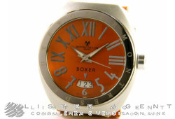 MONTRES DE LUXE Boxer aluminium medium in aluminium Siena gound colour. NEW!