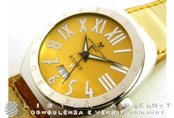 MONTRES DE LUXE Boxer aluminium in aluminium Yellow. NEW!