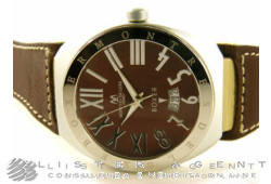 MONTRES DE LUXE Boxer aluminium in aluminium Brown. NEW!