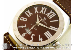 MONTRES DE LUXE Boxer aluminium in aluminium Brown. NEW!