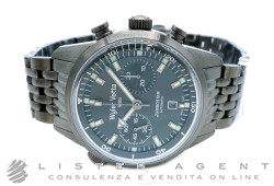 WYLER VETTA Jumbostar Cronografo automatico in acciaio PVD/Grigio Grigio AUT Ref. WV0192. NUOVO!