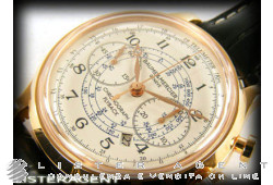 BAUME & MERCIER Capeland New XXL Flyback in 18Kt rose gold Grey AUT Ref. M0A010007. NEW!