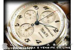 MONTBLANC Star Chronograph in steel Argenté AUT Ref. 106466. NEW!
