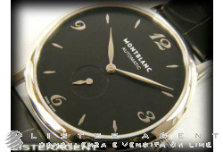 MONTBLANC Star Classique in steel Black AUT Ref. 107072. NEW!