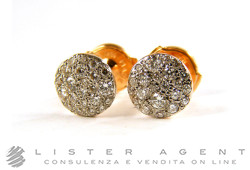 POMELLATO earrings Sabbia in 18Kt rose gold and diamonds ct 0,48 Ref. OB204HPO7B9. NEW!