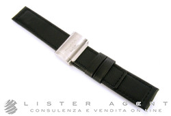 PAblackI strap in cloth gommato Black with buckle personalizzata MM 26/26. NEW!