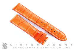 FRANCK MULLER strap in leather of crocodile Orange MM 19,00/16,00. NEW!