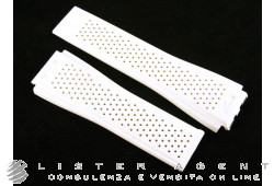 TAG HEUER strap in rubber White for Carrera o withnected MM 22,00/22,00. NEW!