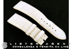 FRANCK MULLER strap in leather of crocodile White MM 21,00/17,00. USED!