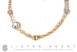 POMELLATO necklace Capri in 18Kt rose gold with rock crystal and calcedonio Ref. CA705WO7JCL. NEW!