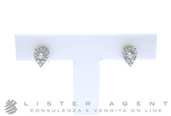 NAMURI orecchini Goccia in oro bianco 18Kt con diamanti ct 0.35 Ref. ORLGO. NUOVI!