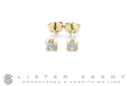 NAMURI orecchini Solitario  in oro giallo 18Kt con diamanti ct 0.30 Ref. 081827. NUOVI!