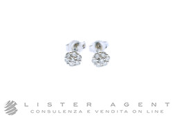 ORECCHINI in oro bianco 18Kt e diamanti ct 0.40 H Vs Ref. OR27. NUOVI!