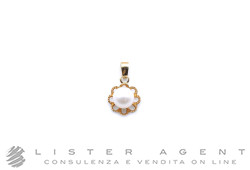 CIONDOLO in oro rosa 18Kt e perla mm 6.20 Ref. CIOP33. NUOVO!