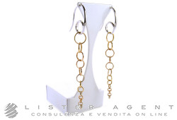 POMELLATO earrings Lucciole in 18Kt yellow gold and white with diamonds Ref. OA103HB. NEW!