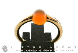 POMELLATO ring M'ama non m'ama in 18Kt rose gold and fire opal Ref. AB004OO7GE. NEW!