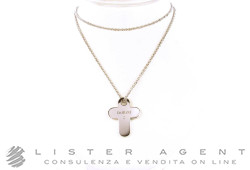 DAMIANI necklace Croce in 925 silver with diamond ct 0,01 GH Ref. 20058709. NEW!