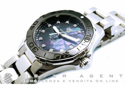 TAG HEUER Aquaracer Lady in steel Mother of pearl with diamonds Ref. WAY131MBA0748. NEW!