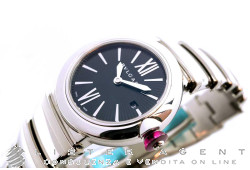 BULGARI Lucea in steel Black Ref. LU28BSSD-102690. NEW!