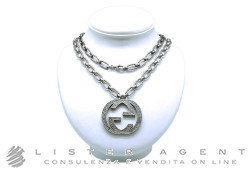 GUCCI Interlock-G necklace in 925 silver Ref. YBB52489100100U. NEW!