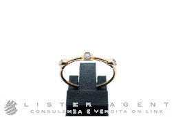 PASAVENTO ring in 925 silver plated rose gold with diamonds Size 17 Ref. WDNAA145/M. NEW!