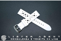 DODO by Pomellato cinturino in silicone color bianco con fibbia MM 18 Ref. CWD6BI/S. NUOVO!