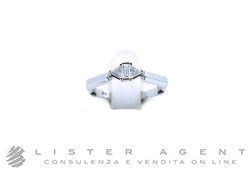 GUCCI anello Link to love in oro bianco 18Kt con diamanti ct 0.17 Misura 14 Ref. YBC744971002014. NUOVO!