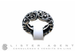 MARIA & LUISA Jewels anello in argento 925 brunito misura 14 Ref. AA0001. NUOVO!